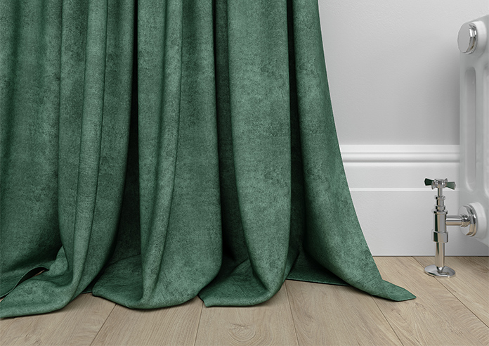 Florence Faux Suede, Fern Green - Made to Measure Curtains - Image 6